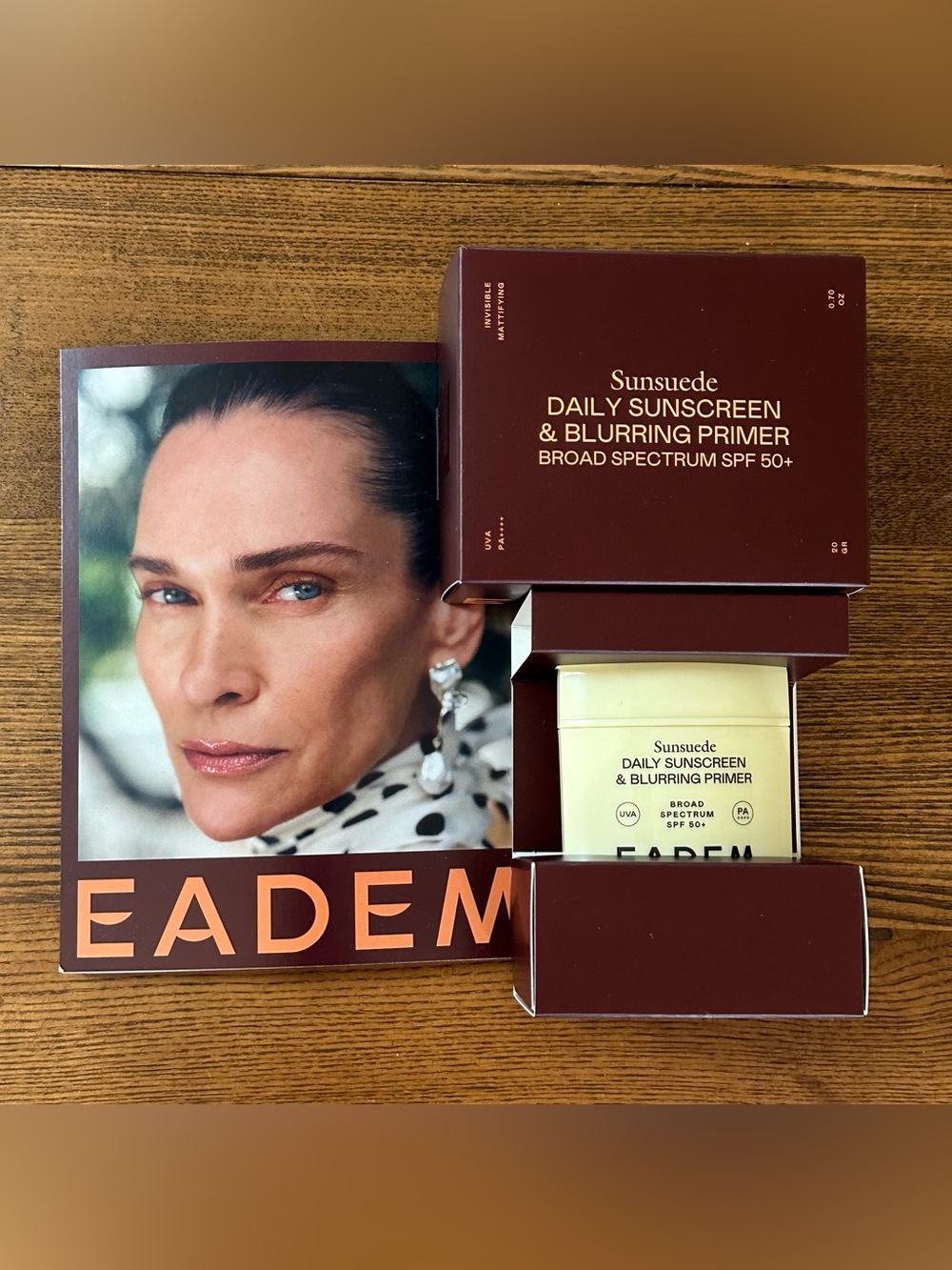 New Eadem Sunsuede Daily Sunscreen & Blurring Primer Stick